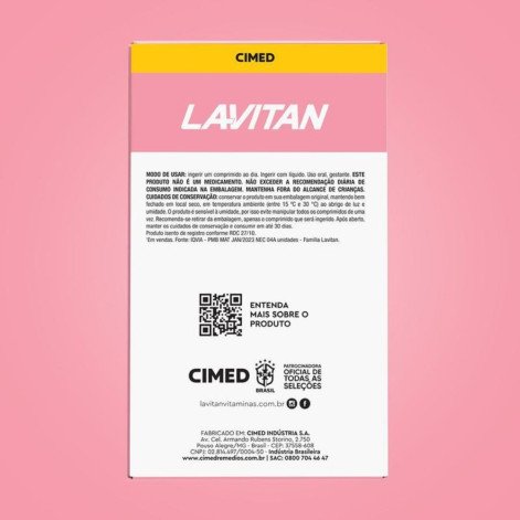 Suplemento Alimentar Lavitan Pré-Natal 30 Comprimidos