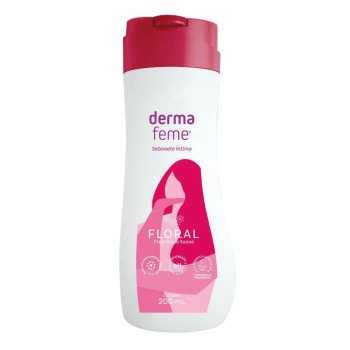 Kit Sabonete Líquido Íntimo Dermafeme Suave Floral 2x200ml