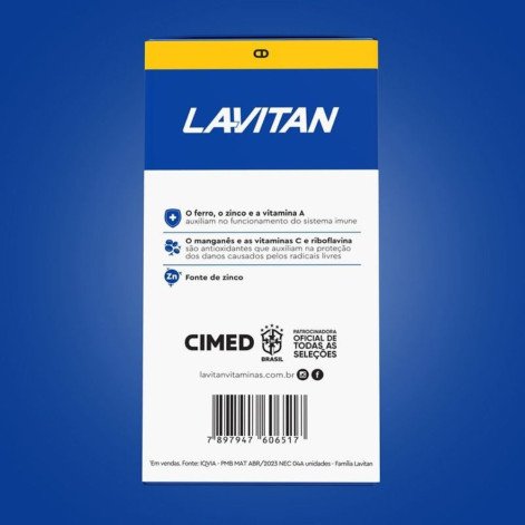 Multivitamínico Lavitan AZ Original 60 Comprimidos