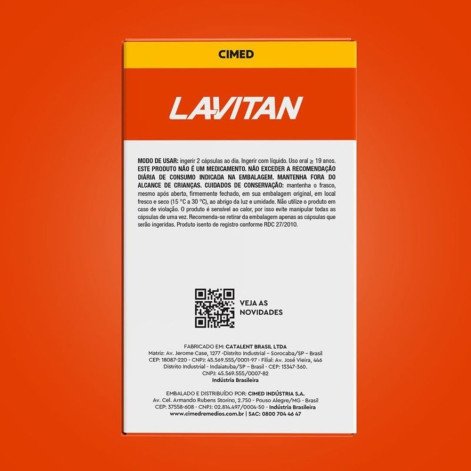 Lavitan Ômega 3 1000mg 60 Cápsulas Gelatinosas