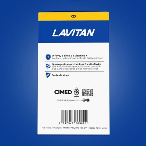 Multivitamínico Lavitan AZ Original 90 Comprimidos