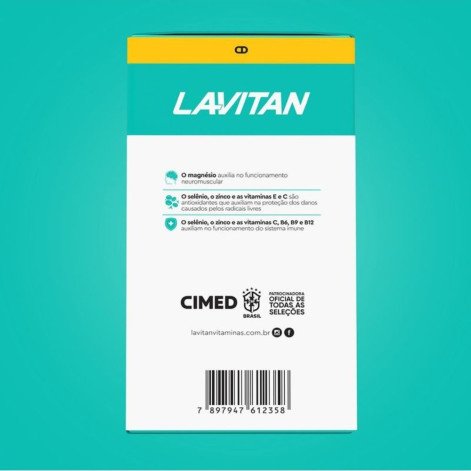 Lavitan Memoria Suplemento Alimentar 60 cápsulas Cimed