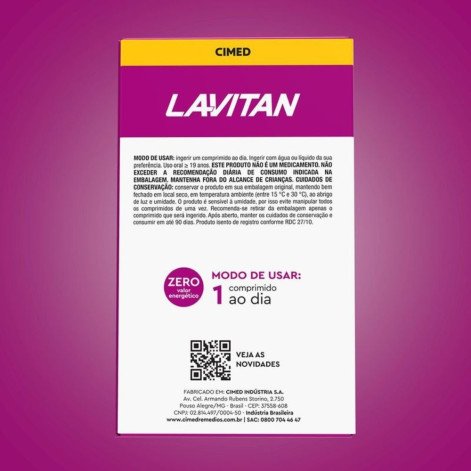 Multivitamínico Lavitan AZ Mulher 90 Comprimidos
