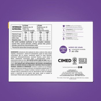 Lavitan Cálcio Mdk Com 30 Comprimidos Revestidos