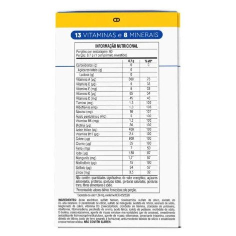 Polivitamínico Lavitan Super Fórmula A-Z Homem 60 comprimidos
