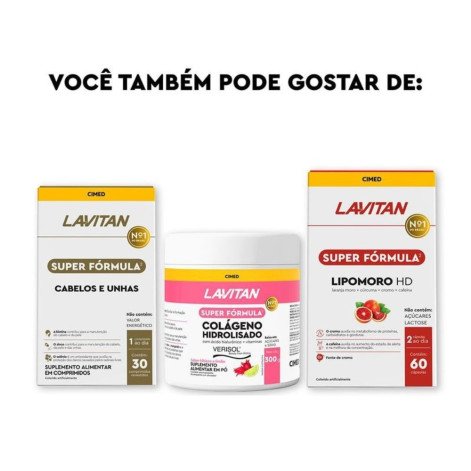 Polivitamínico Lavitan Super Fórmula A-Z + Mulher 60 Comprimidos Cimed