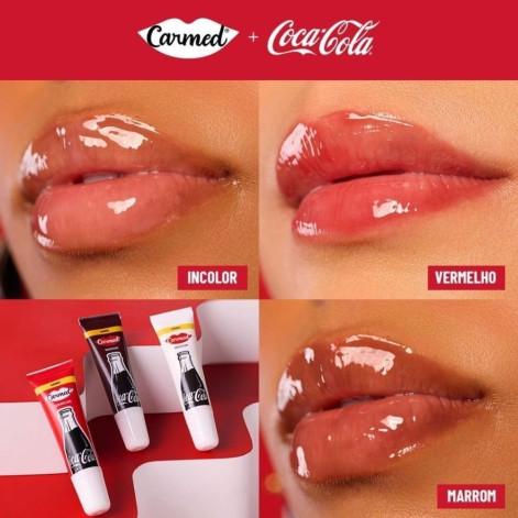 Hidratante Labial Carmed Coca-Cola Incolor 10g