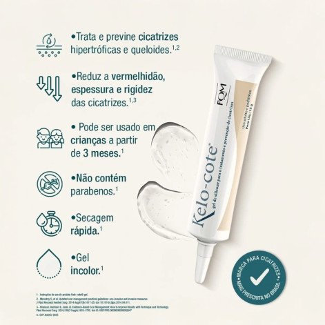 Kelo-Cote Gel de Silicone para Cicatrizes 15g