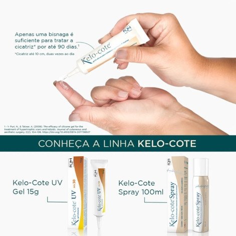 Kelo-Cote Gel de Silicone para Cicatrizes 15g