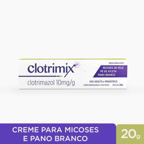 Clotrimix Clotrimazol 10mg/g Creme Dermatológico 20g