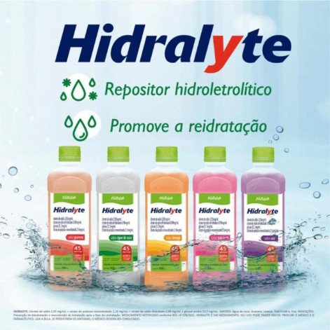 Hidralyte 45 Natulab Sabor Uva 500ml