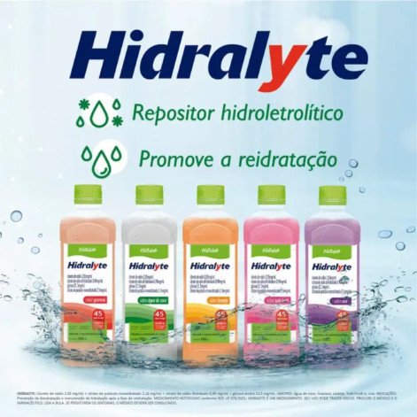 Hidralyte 45 Natulab Sabor Laranja 500ml
