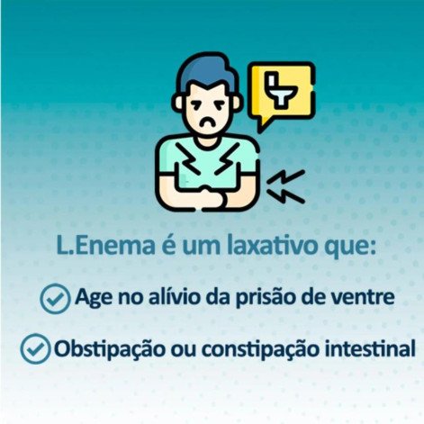 L-Enema 160mg/ml Natulab Solução Retal 130ml