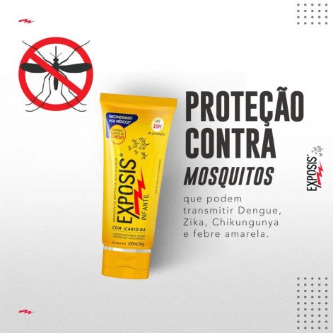 Repelente Infantil Exposis em Gel com Icaridina 100ml