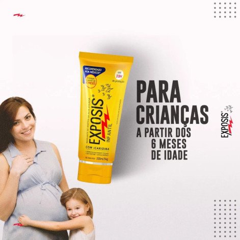 Repelente Infantil Exposis em Gel com Icaridina 100ml