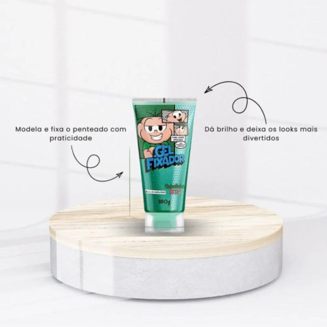 Kit Cia da Natureza Turma da Monica Shampoo 3 Em 1 260ml + Gel Cebolinha 180g