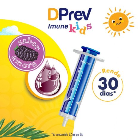 DPrev Imune Kids Suplemento Alimentar em Suspensão Oral 75ml
