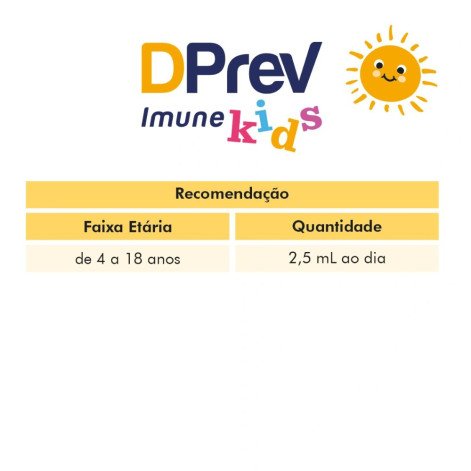 DPrev Imune Kids Suplemento Alimentar em Suspensão Oral 75ml