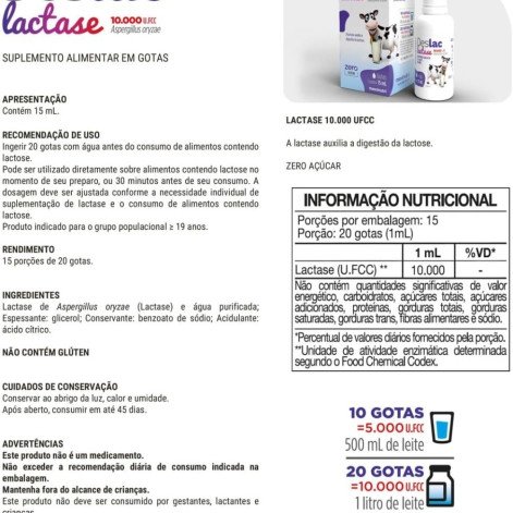 Deslac Maxinutri Lactase 10.000FCC Gotas 15ml