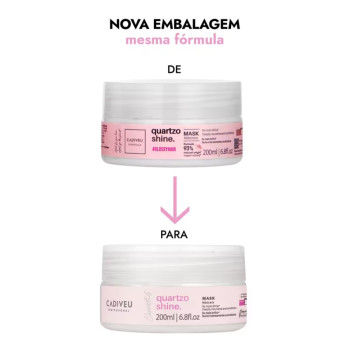 Máscara Capilar Cadiveu Quartzo Shine By Boca Rosa 200ml