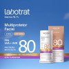 Multiprotetor Facial Stick Labotrat Dermo Sun FPS80 Bege Claro 15g