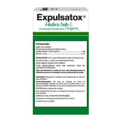Expulsatox 7mg/ml Genomma Xarope Expectorante Uso Oral 100ml