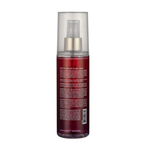 Body Splash Lady in Red Com 200ml Kiss New York