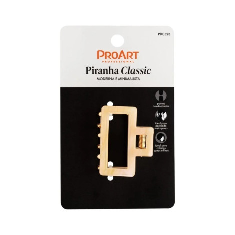 Piranha de Cabelo Classic Branca ProArt