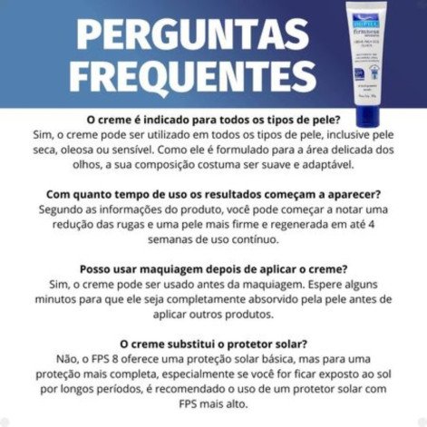 Creme Área dos Olhos Nupill Firmness Intensive Q10 30g