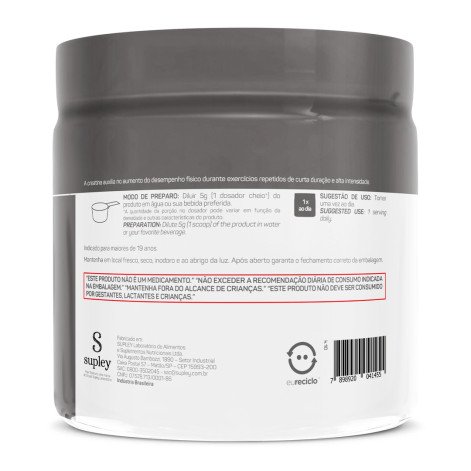 Creatina Monohidratada em Pó Sem Glúten 150 Gramas