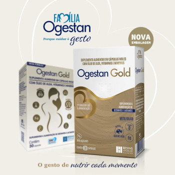 Polivitamínico Ogestan Gold para Gestantes e Lactantes 30 cápsulas