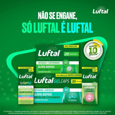 Antigases Luftal Infantil Gotas Simeticona 75mg/ml 30ml