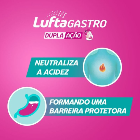 Luftagastro Dupla Ação Sabor Menta Sachê 10ml