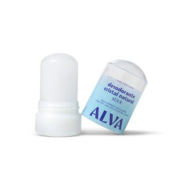 Desodorante Vegano Sem Alumínio Stick Cristal Alva Personal Care Cristal Natural 12h Sem Perfume 60g