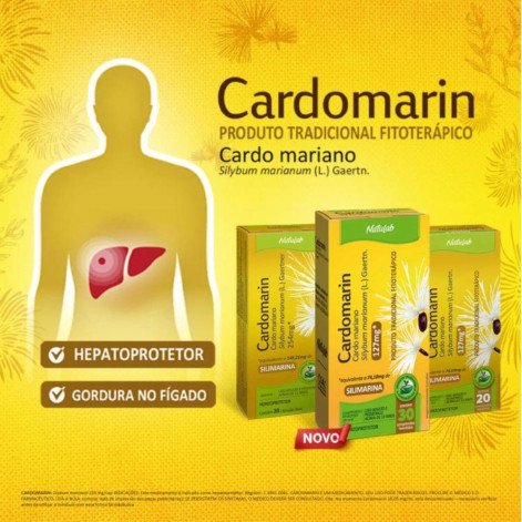 Cardomarin Silimarina 254mg 20 cápsulas