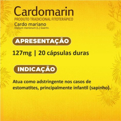 Cardomarin Silimarina 254mg 20 cápsulas