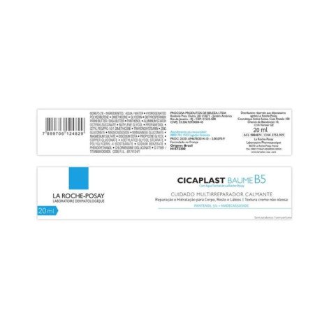 Cicaplast Baume B5 La Roche-Posay Creme Multirreparador 20ml