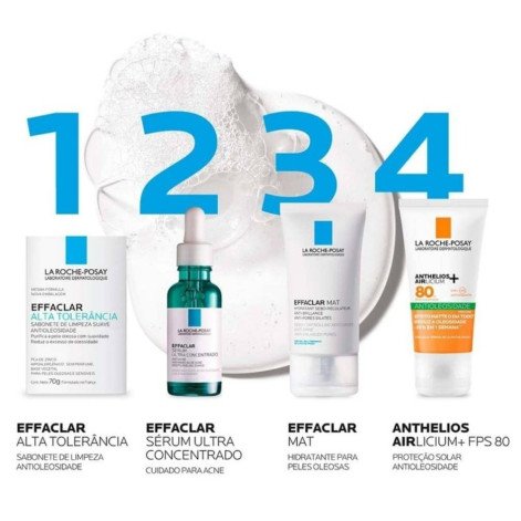 Sabonete De Limpeza Facial La Roche-posay Effaclar Alta Tolerância 70g