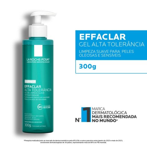 Gel de Limpeza Facial La Roche-Posay Effaclar Alta Tolerância 300g