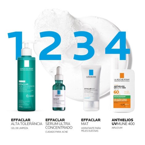 Gel de Limpeza Facial La Roche-Posay Effaclar Alta Tolerância 300g