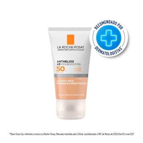 Protetor Solar Facial La Roche-Posay Anthelios AE-Pigmentation FPS 50 Anti-Idade Pele Clara 40g