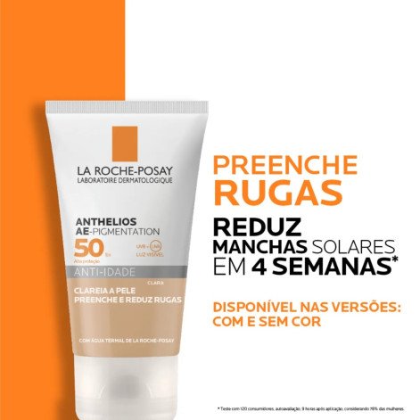 Protetor Solar Facial La Roche-Posay Anthelios AE-Pigmentation FPS 50 Anti-Idade Pele Clara 40g