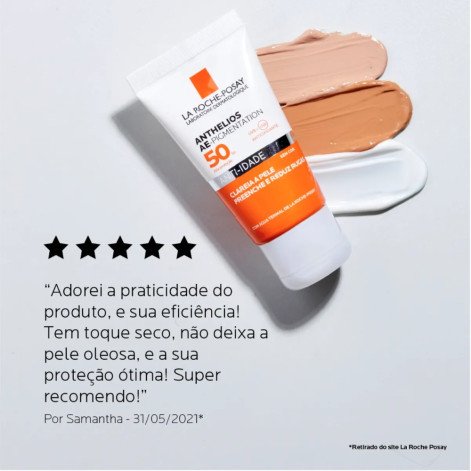 Protetor Solar Facial La Roche-Posay Anthelios AE-Pigmentation FPS 50 Anti-Idade Pele Clara 40g