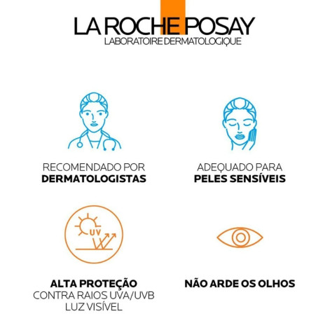 Protetor Solar Facial La Roche-Posay Anthelios Ultra Cover FPS 60 Cor 5.0 Proteção Total para Tom Escuro 30g