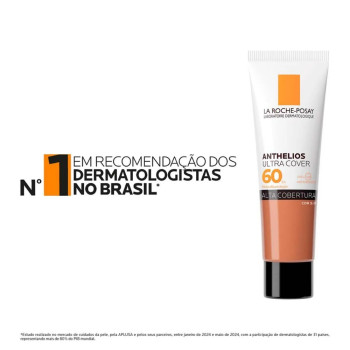 Protetor Solar Facial La Roche-Posay Anthelios Ultra Cover FPS 60 Cor 5.0 Proteção Total para Tom Escuro 30g