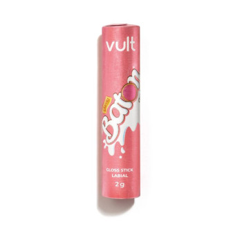 Gloss Garoto Baton Vult Stick Cor Rosa 2g