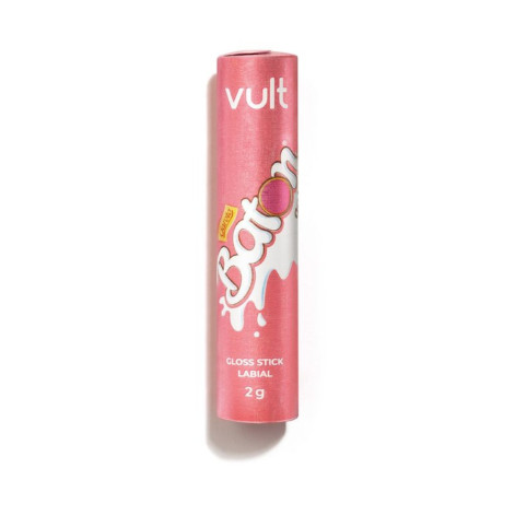 Gloss Garoto Baton Vult Stick Cor Rosa 2g