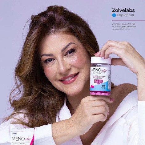 Polivitamínico Meno Aliv Tripla Ação Vitaminas E, A, D, E e K 60 cápsulas