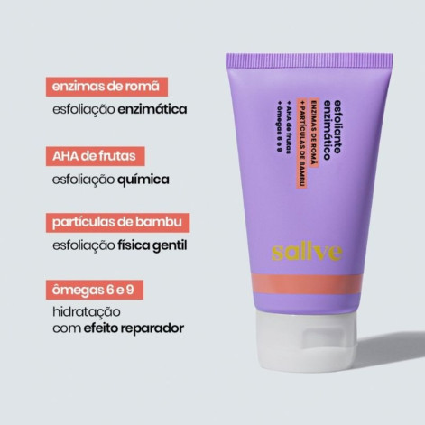 Esfoliante Facial Enzimático Sallve 70g