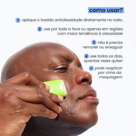 Bastão Antioleosidade Sallve Niacinamida + Enzima Papaína 15g